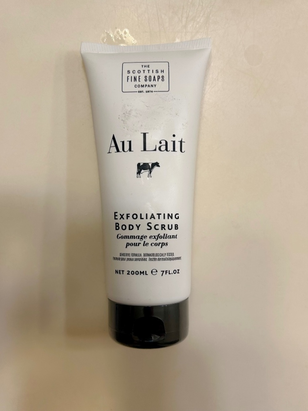 NWT The Scottish Fine Soaps Company Au Lait Exfoliating Body Scrub 200ml